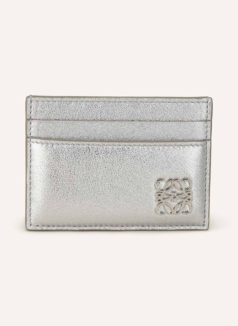 Loewe Kartenetui Puffer Anagram silber von Loewe