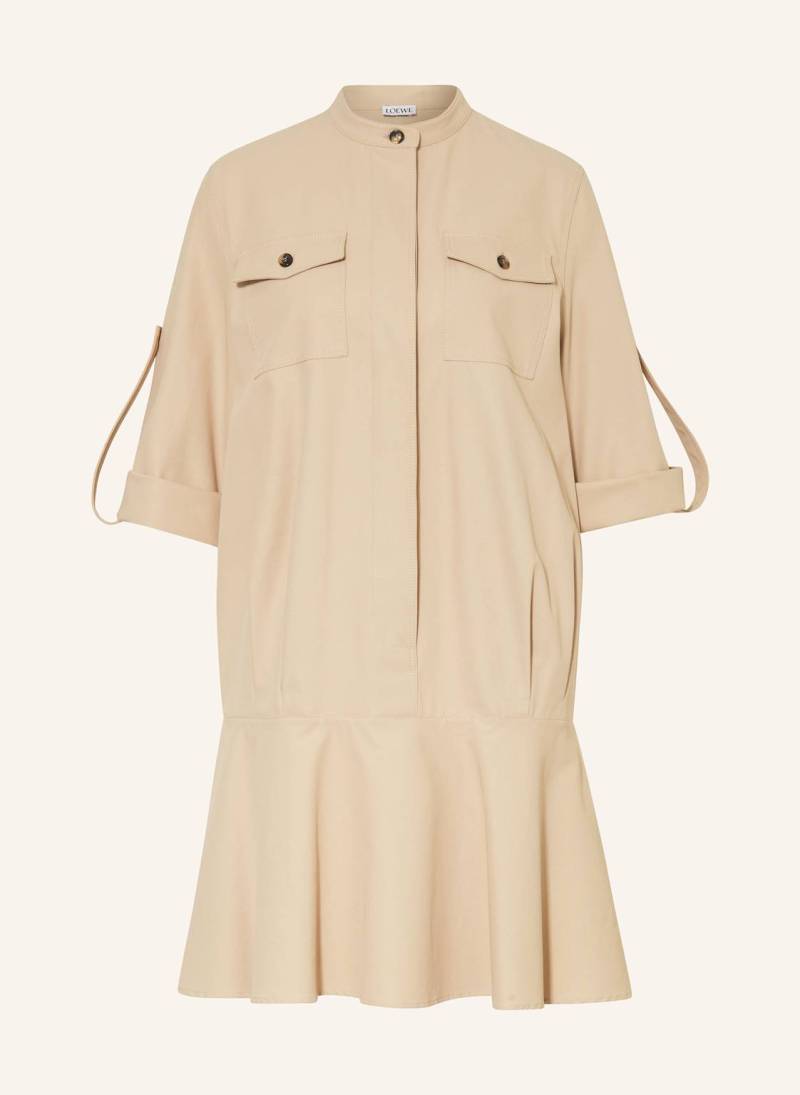 Loewe Kleid Mit 3/4-Arm beige von Loewe