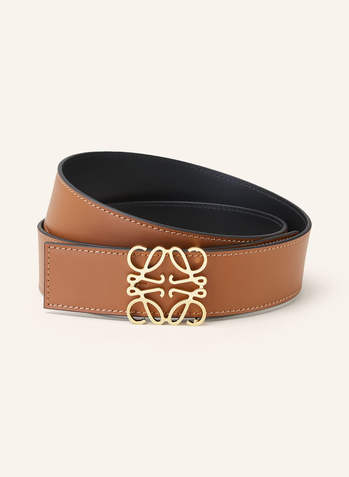 Loewe Ledergürtel Zum Wenden braun Loewe Ledergürtel Zum Wenden braun von Loewe