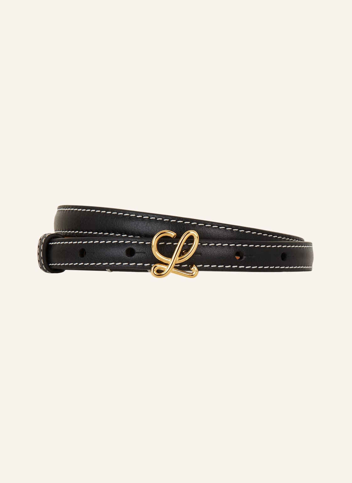 Loewe Ledergürtel schwarz Loewe Ledergürtel schwarz von Loewe