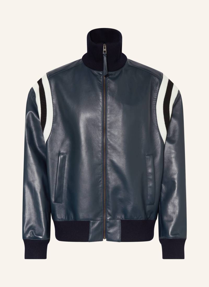 Loewe Lederjacke blau von Loewe