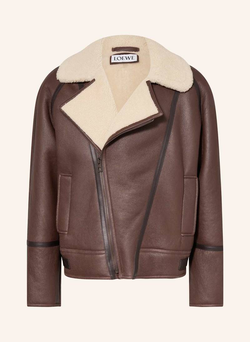 Loewe Lederjacke braun von Loewe