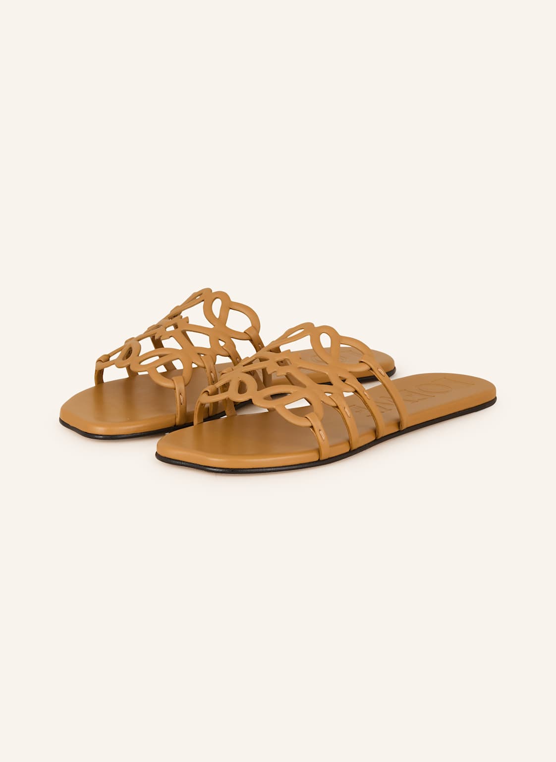 Loewe Pantoletten Petal Anagram beige Loewe Pantoletten Petal Anagram beige von Loewe
