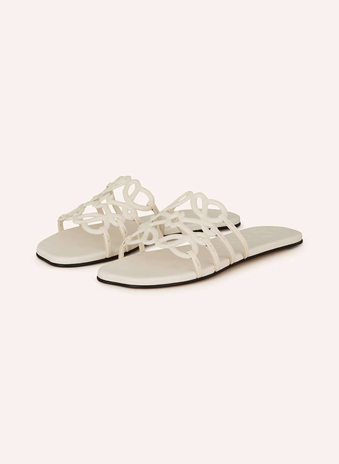 Loewe Pantoletten Petal Anagram weiss Loewe Pantoletten Petal Anagram weiss von Loewe