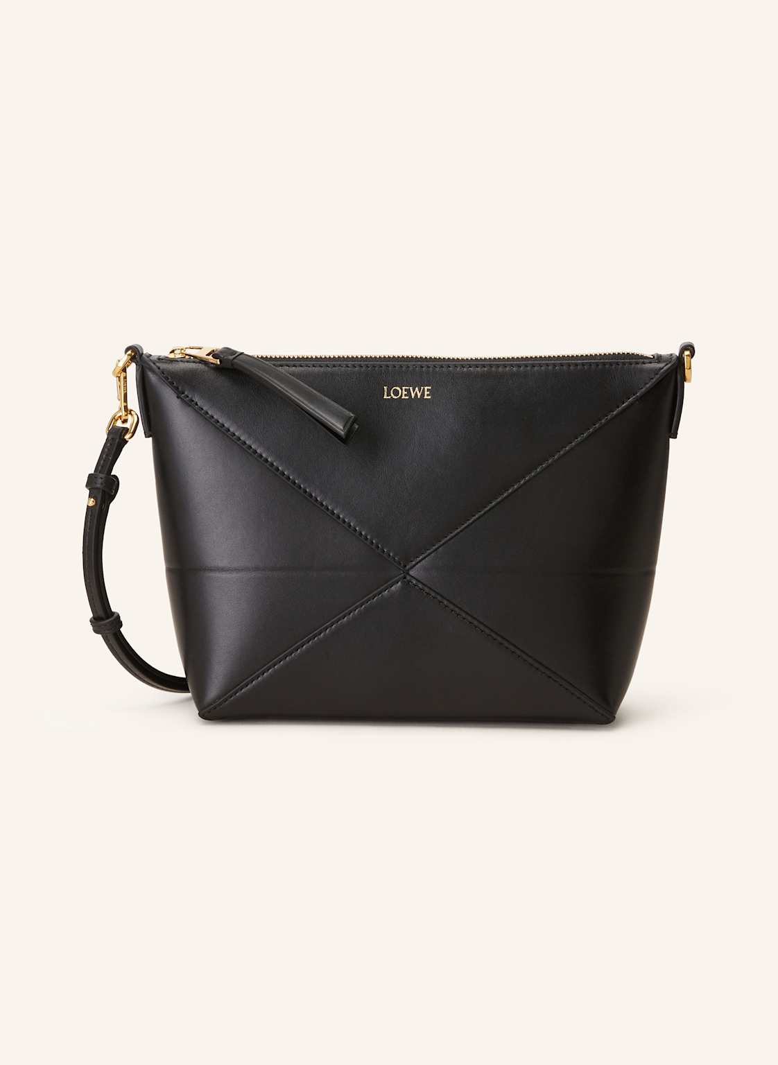 Loewe Pouch Puzzle Fold schwarz von Loewe