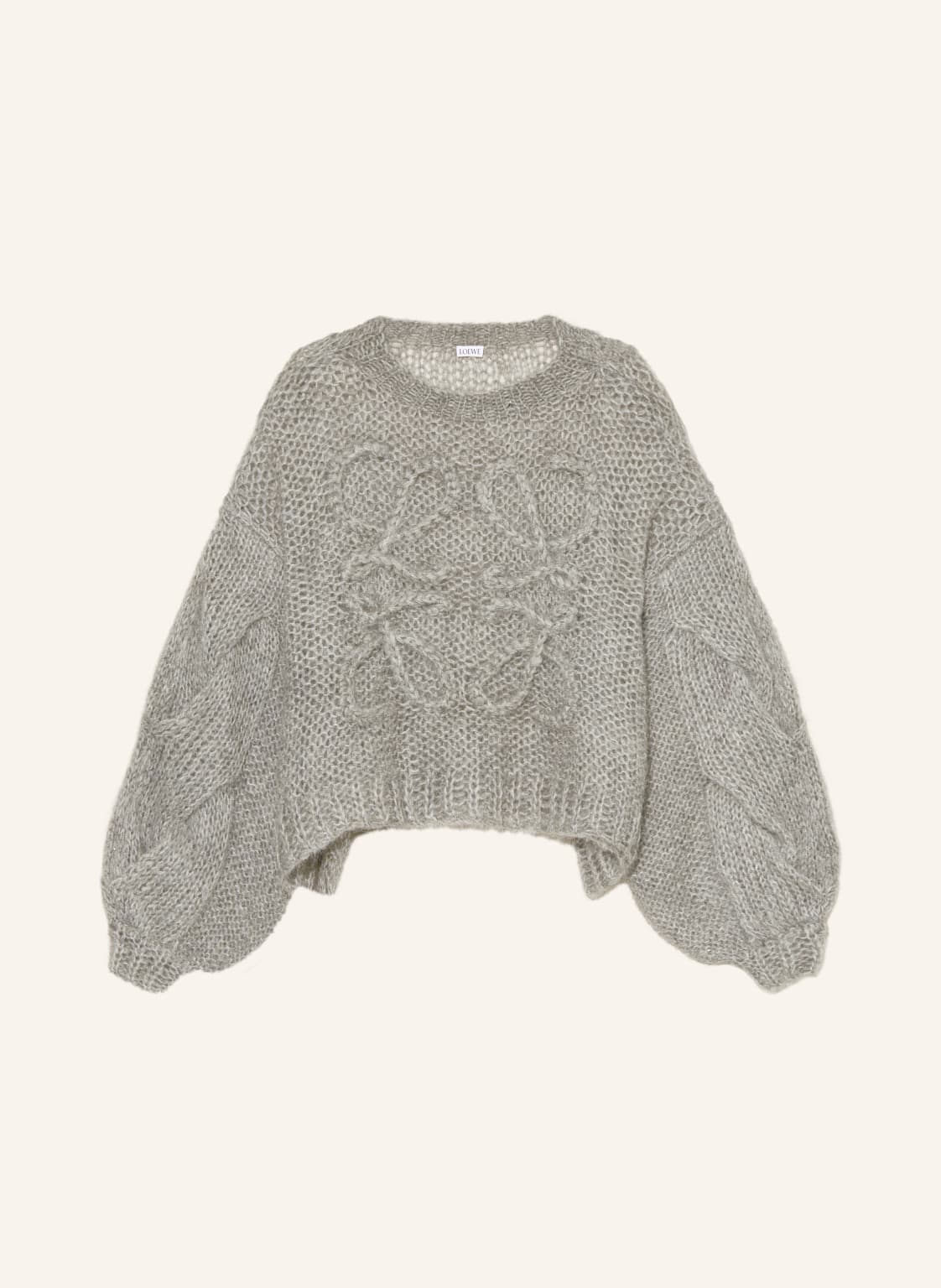 Loewe Pullover Mit Mohair grau von Loewe