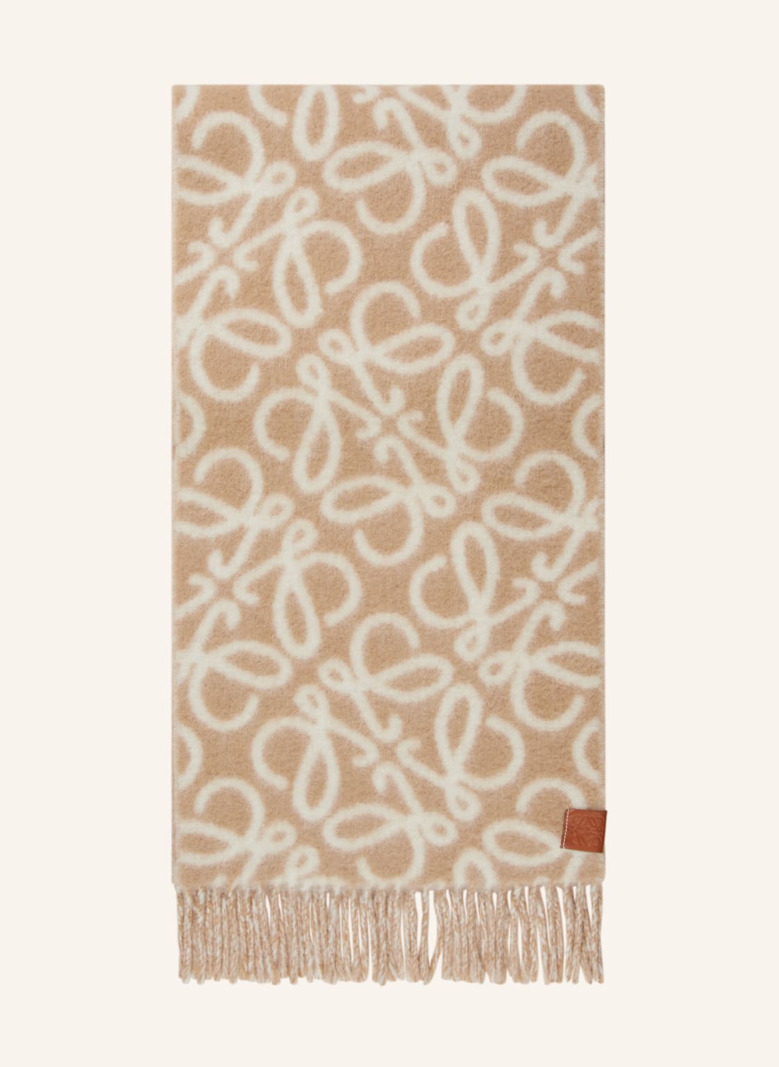Loewe Schal Anagram Mit Alpaka beige Loewe Schal Anagram Mit Alpaka beige von Loewe