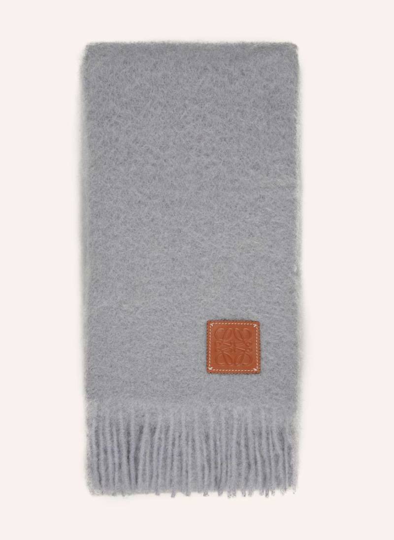 Loewe Schal Mit Mohair grau von Loewe