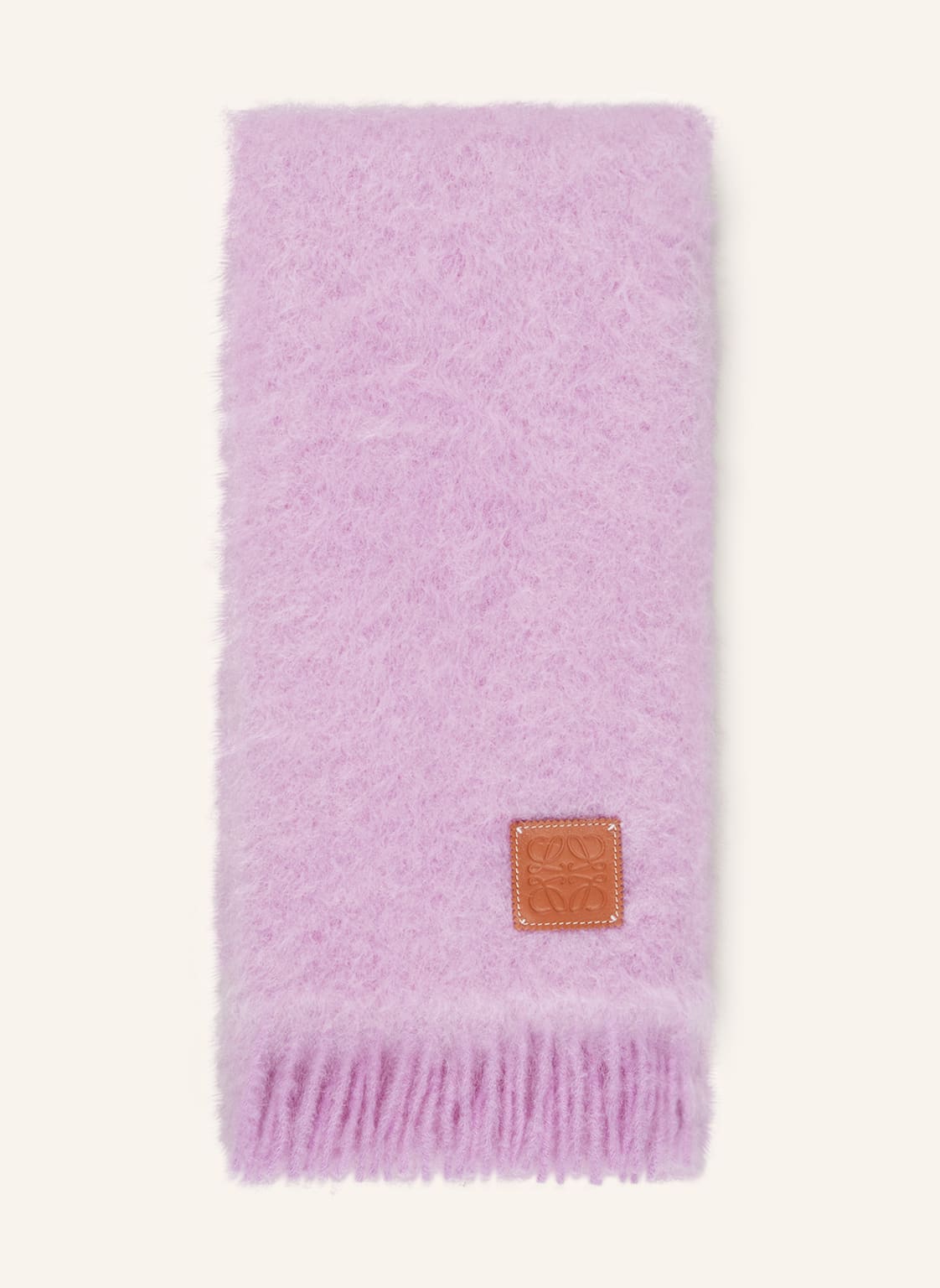 Loewe Schal Mit Mohair lila von Loewe