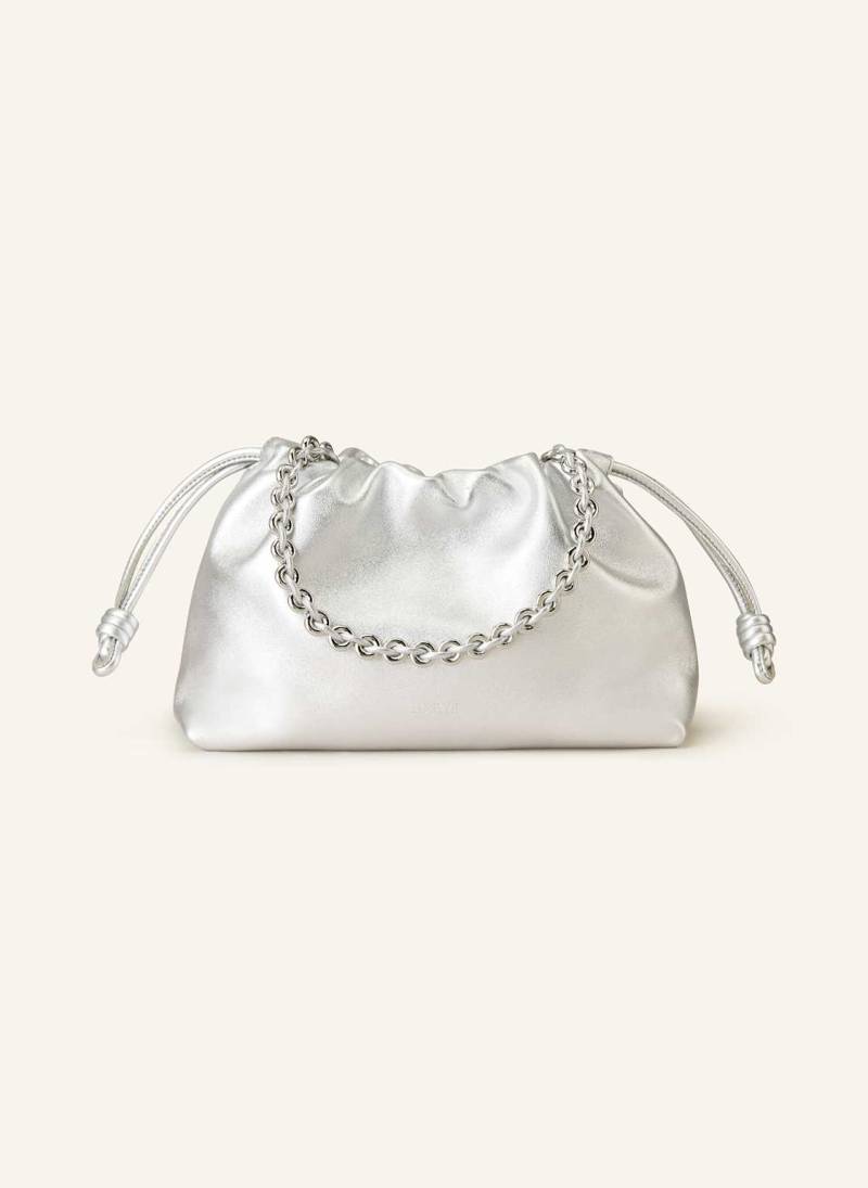 Loewe Schultertasche Flamenco silber von Loewe