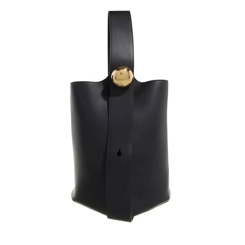 Loewe Schultertasche - Medium Pebble Bucket Bag - Gr. unisize - in Schwarz - für Damen von Loewe