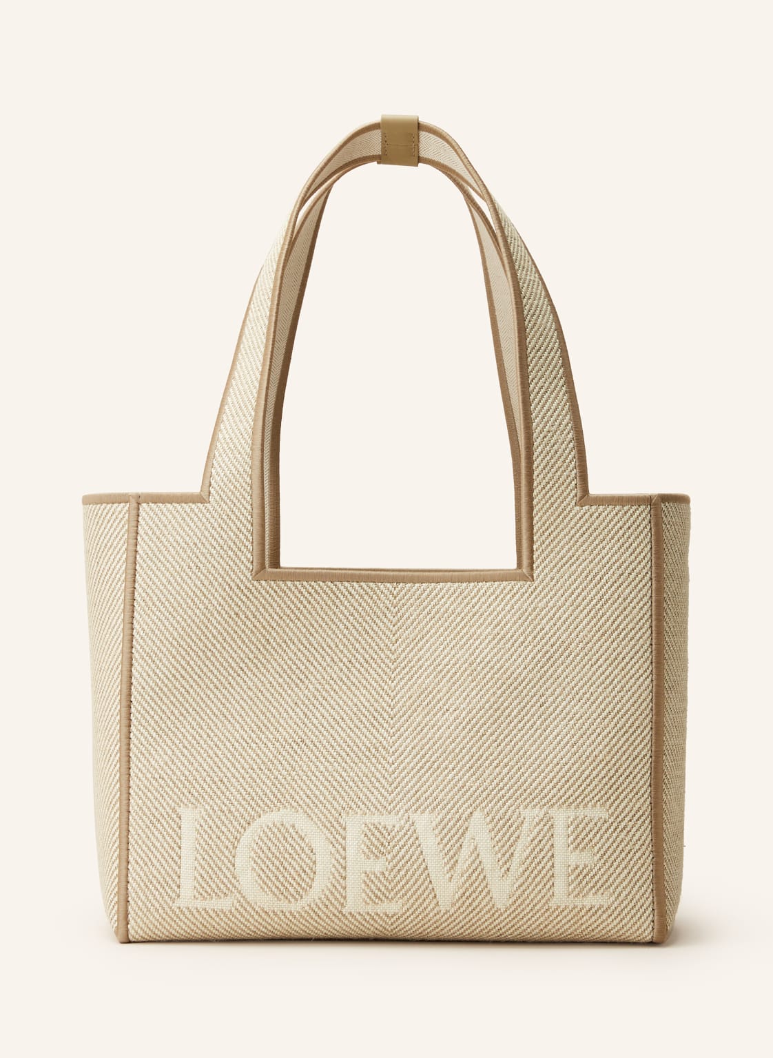 Loewe Schultertasche Medium weiss von Loewe