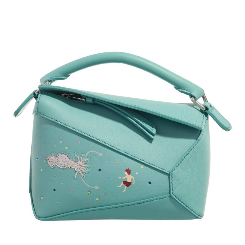 Loewe Schultertasche - Puzzle Edge Mini - Gr. unisize - in Blau - für Damen von Loewe