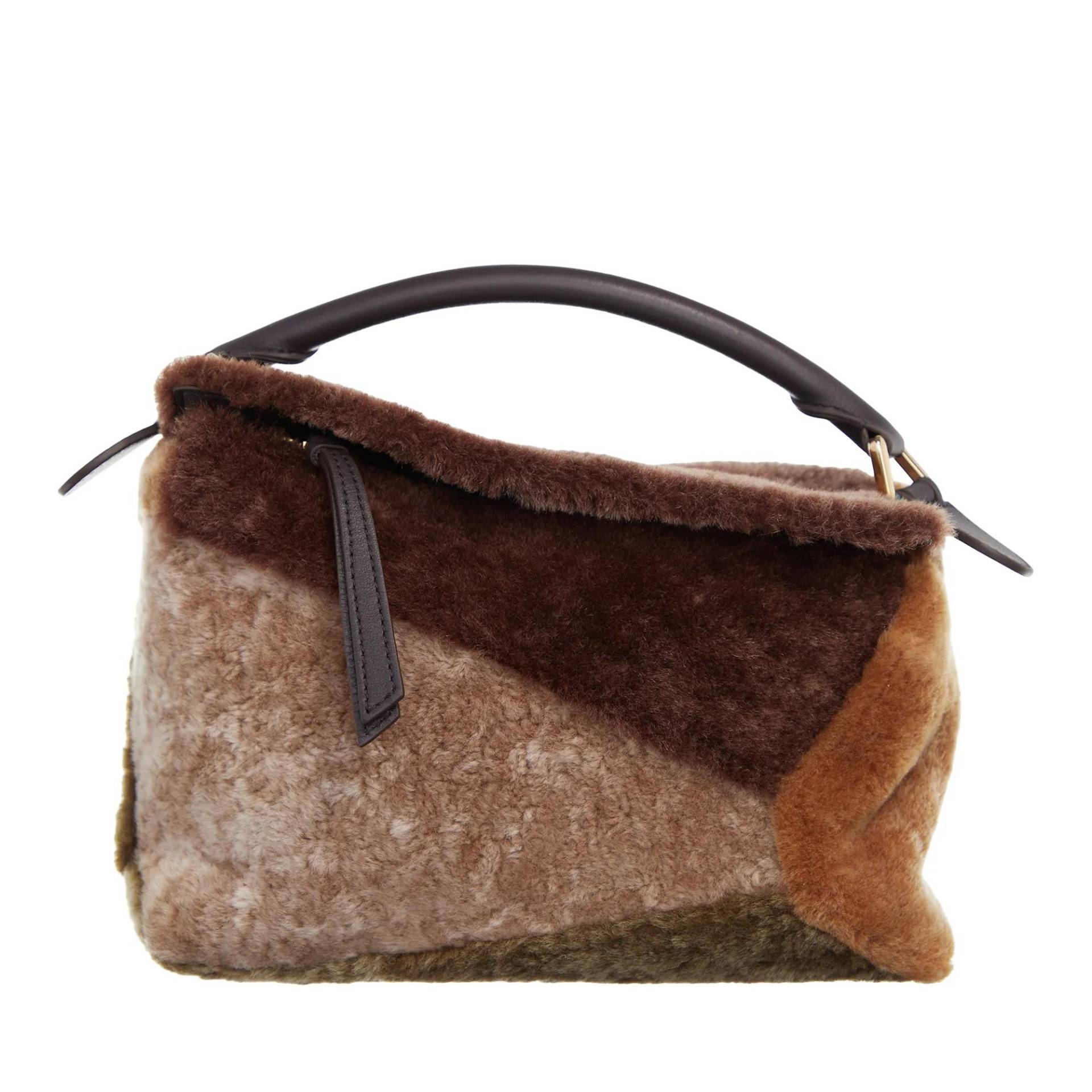 Loewe Schultertasche - Puzzle Edge Small Bag - Gr. unisize - in Braun - für Damen Loewe Schultertasche - Puzzle Edge Small Bag - Gr. unisize - in Braun - für Damen von Loewe