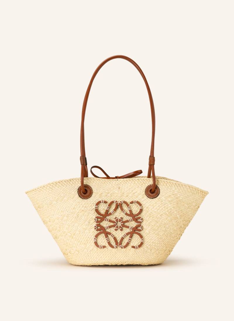 Loewe Shopper Anagram Small beige von Loewe