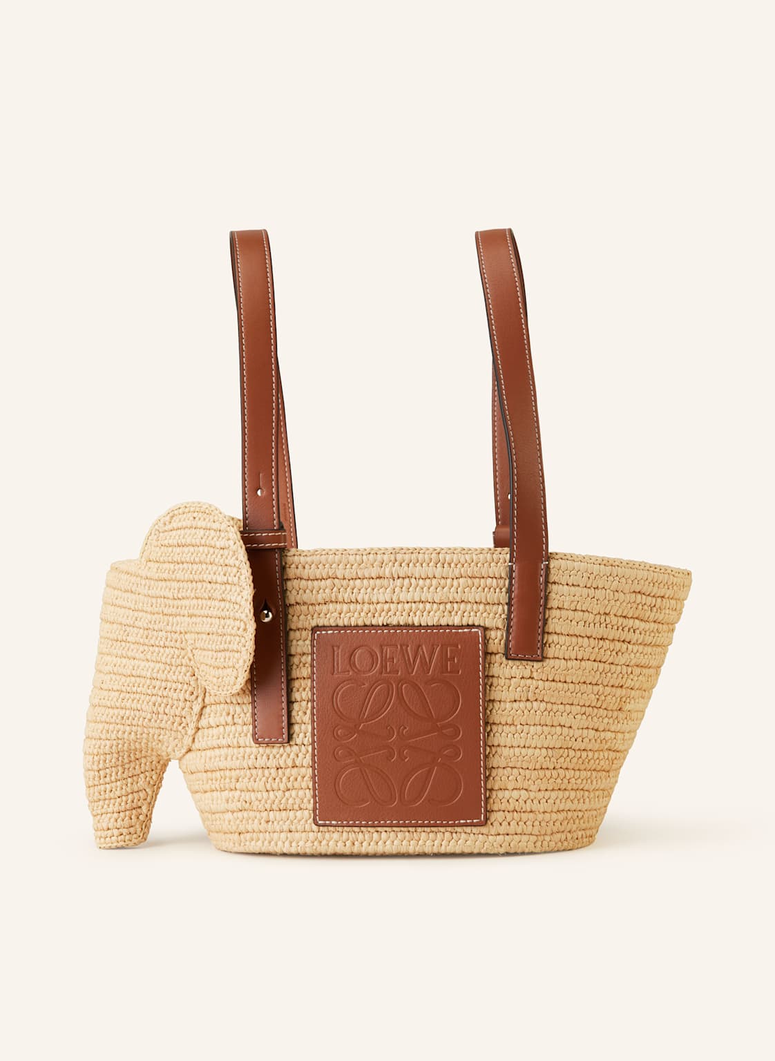 Loewe Shopper Elephant Basket beige Loewe Shopper Elephant Basket beige von Loewe
