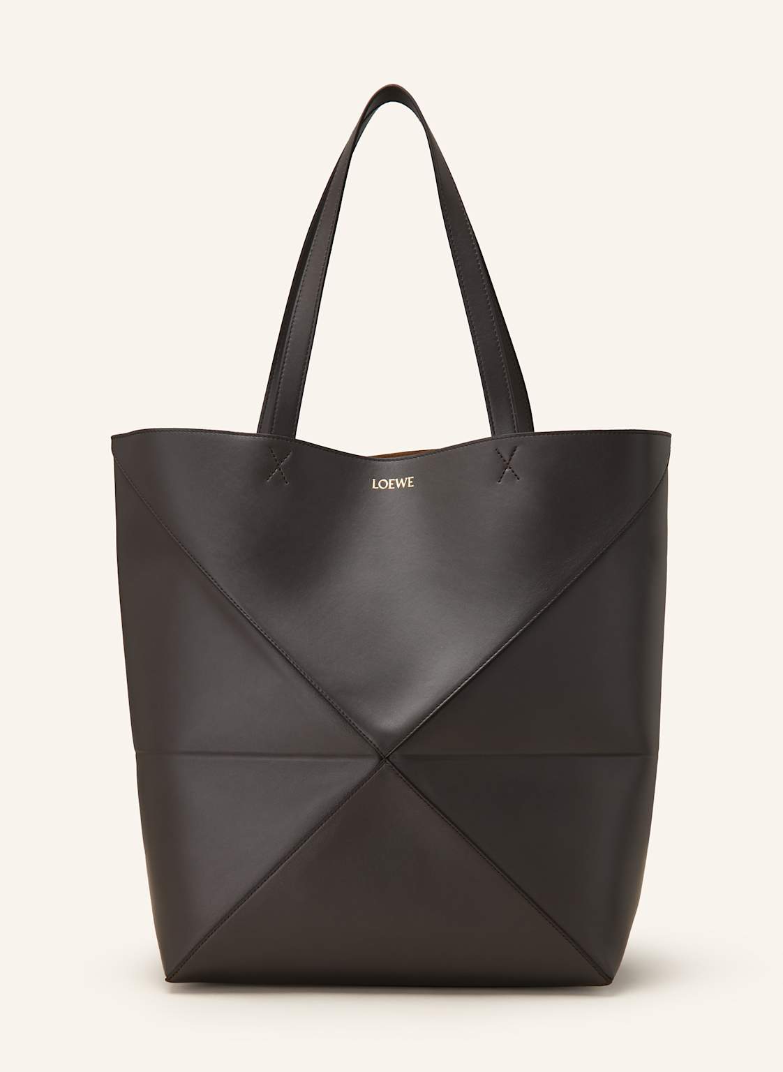 Loewe Shopper Puzzle Fold Tote Large grau von Loewe