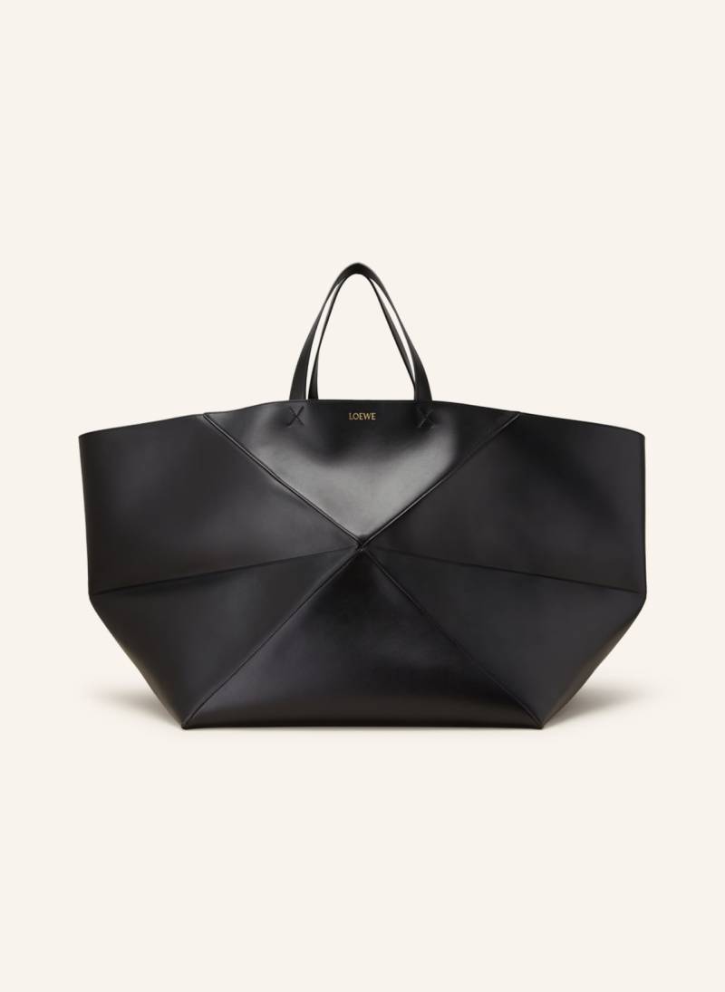 Loewe Shopper Puzzle Fold Tote Xl schwarz von Loewe