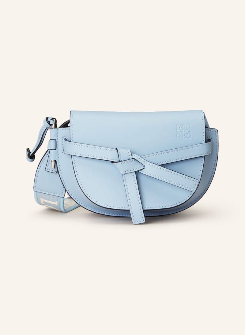 Loewe Umhängetasche Mini Gate Dual blau von Loewe