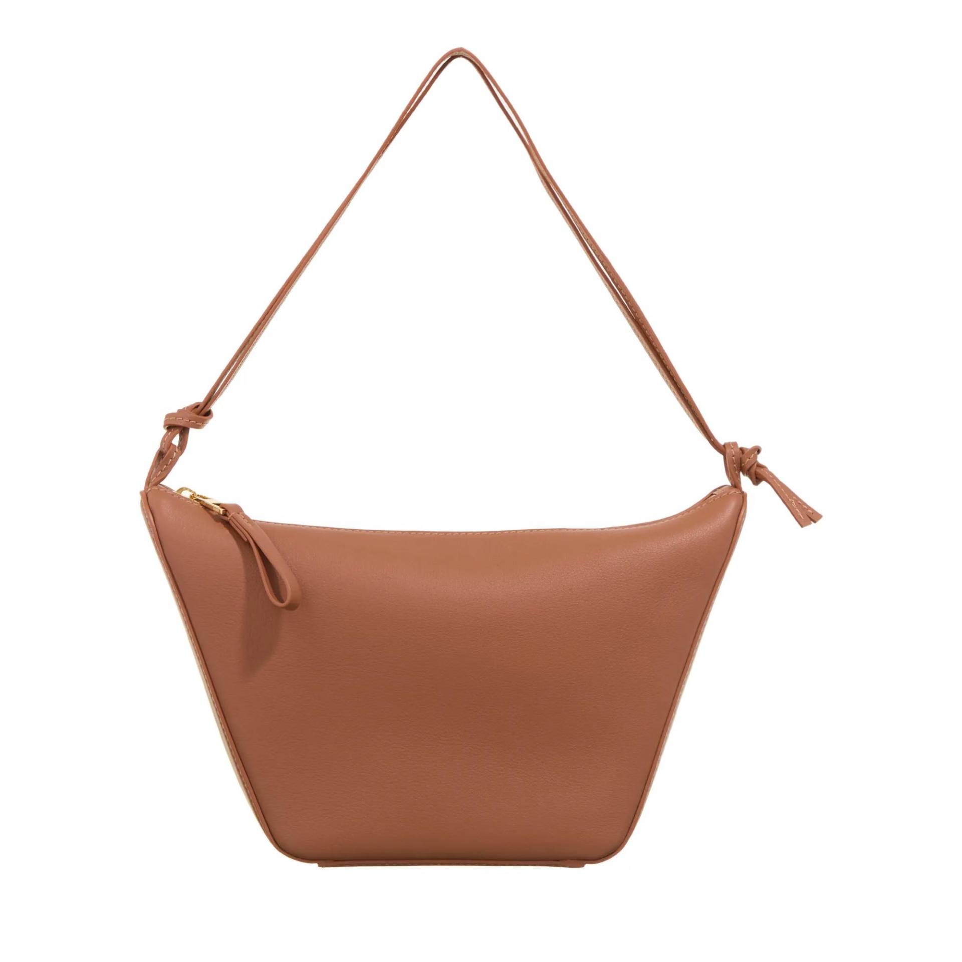 Loewe Umhängetasche - Mini Hammock Hobo bag in classic calfskin - Gr. unisize - in Braun - für Damen von Loewe