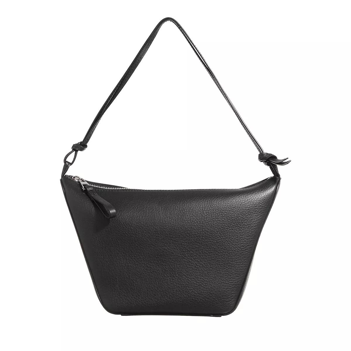 Loewe Umhängetasche - Mini Hammock Hobo bag in classic calfskin - Gr. unisize - in Schwarz - für Damen von Loewe