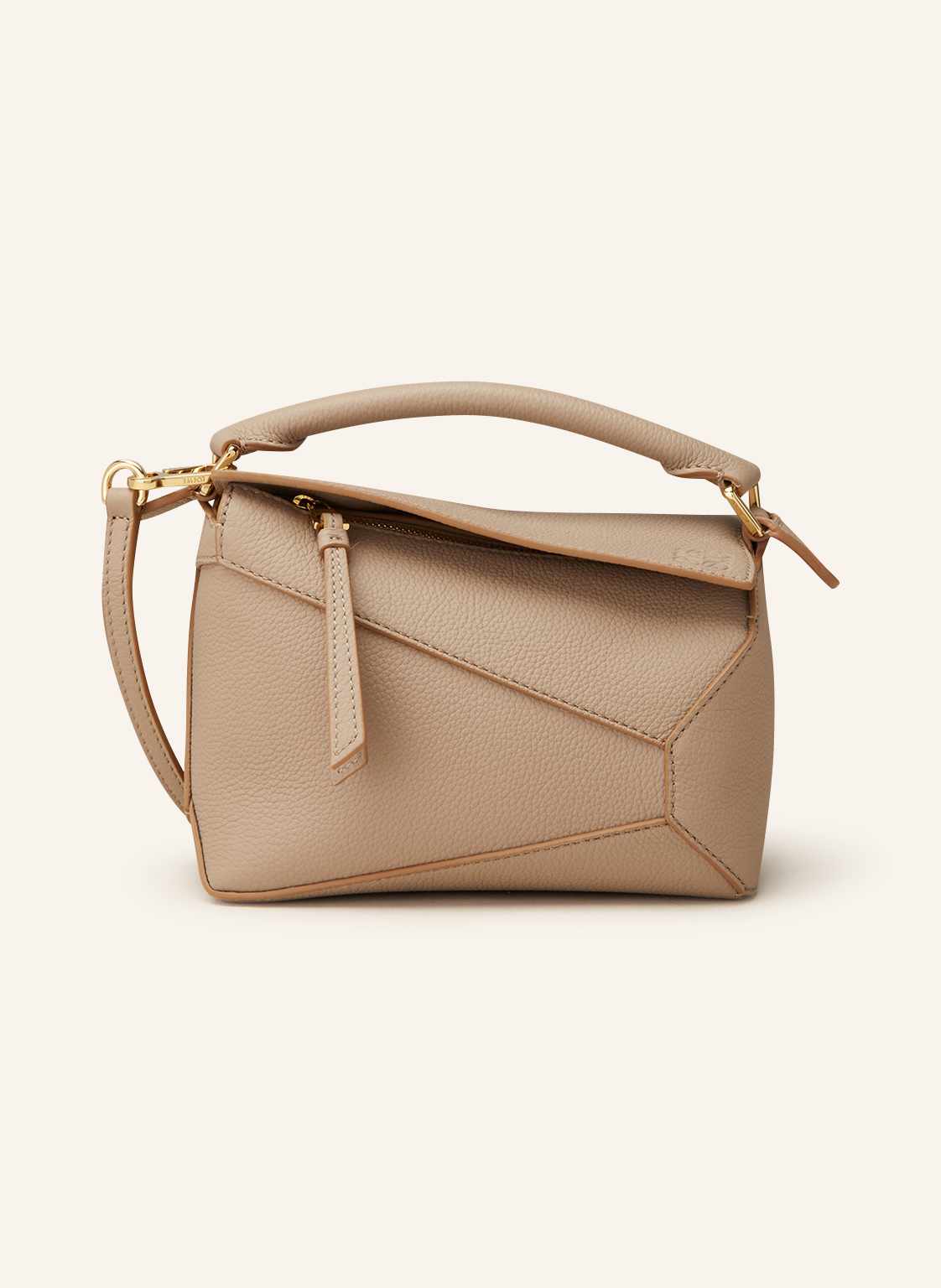 Loewe Umhängetasche Puzzle Edge Mini beige von Loewe