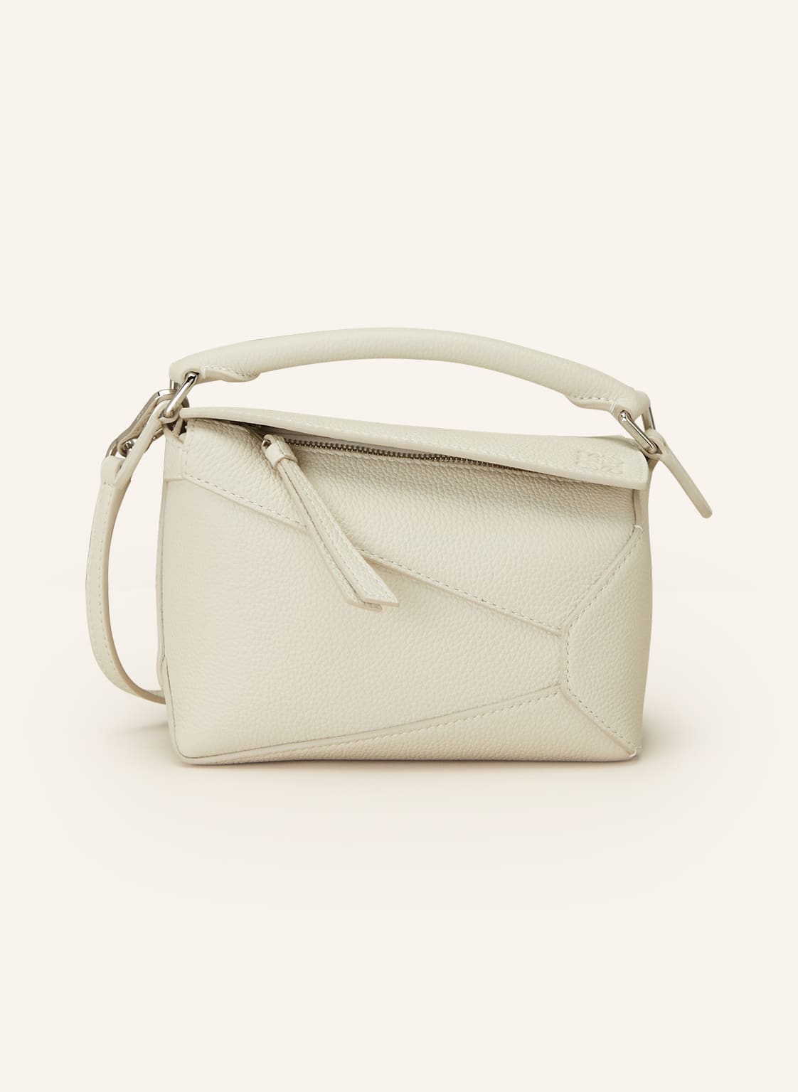 Loewe Umhängetasche Puzzle Edge Mini weiss von Loewe