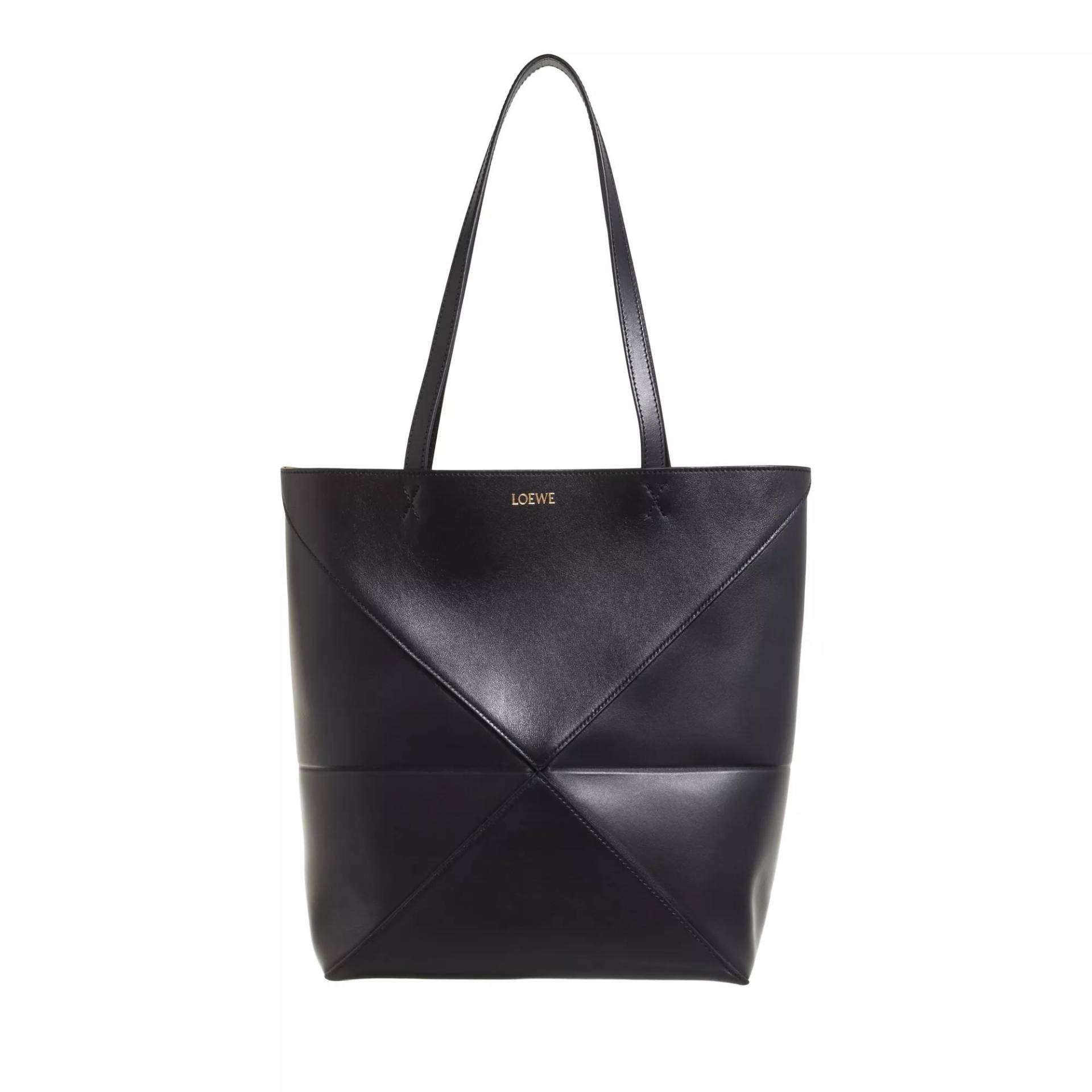 Loewe Umhängetasche - Puzzle Fold Tote Calfskin - Gr. unisize - in Schwarz - für Damen von Loewe