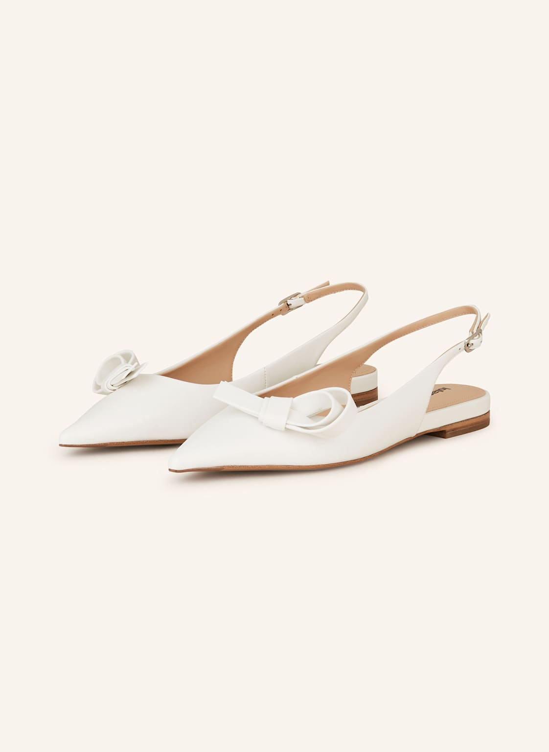 Lola Cruz Slingballerinas weiss