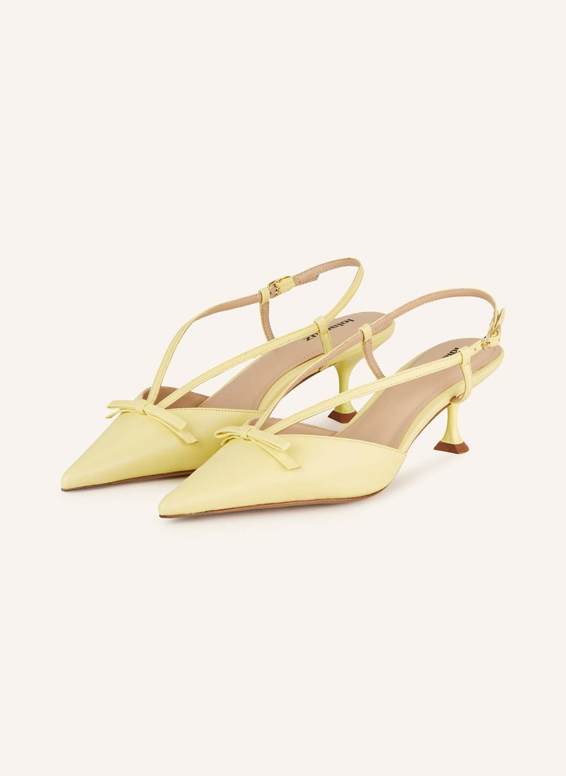 Lola Cruz Slingpumps gelb von Lola Cruz