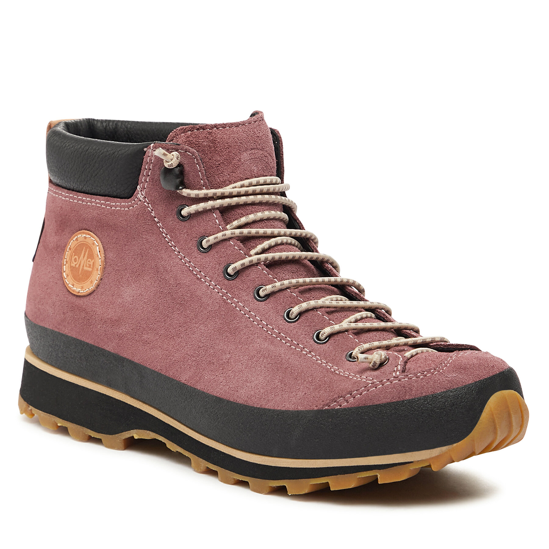 Trekkingschuhe Lomer Bio Naturale Mid Mtx Rosa von Lomer