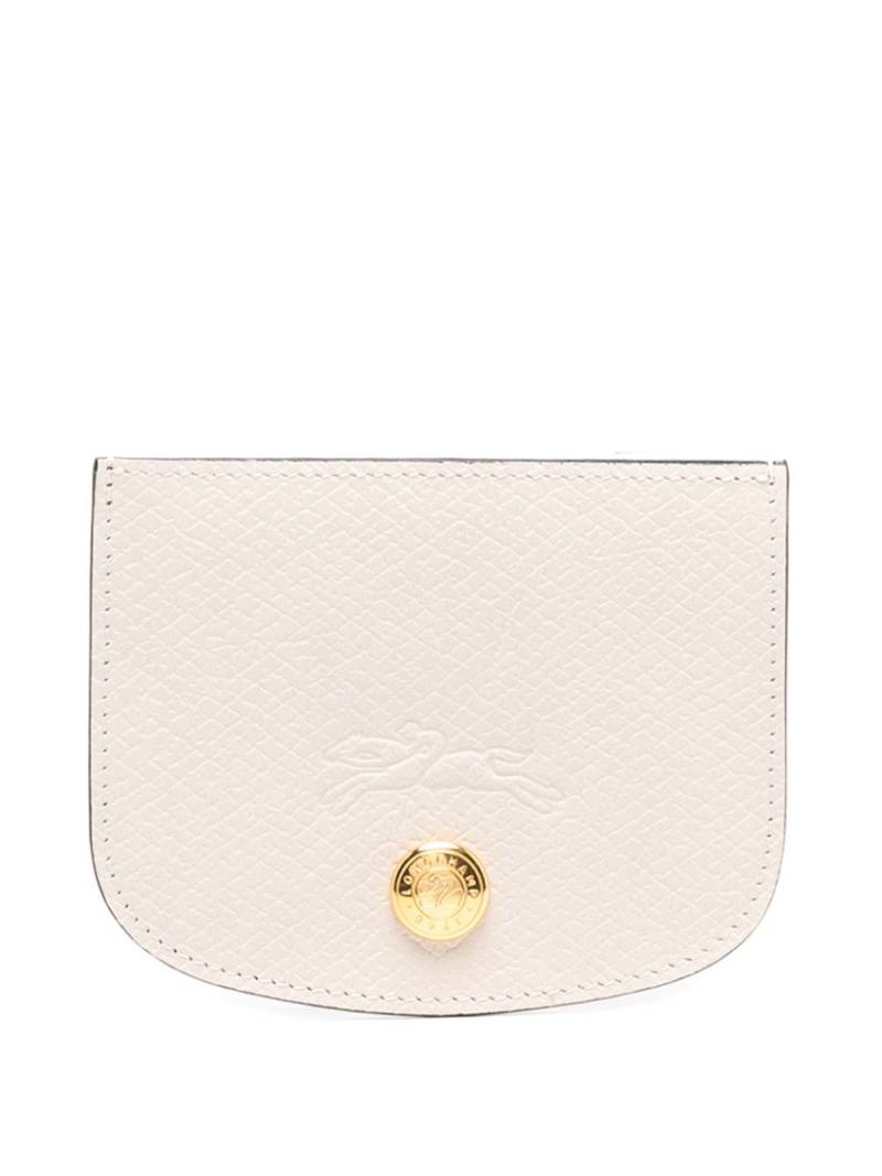 Longchamp Épure leather card holder - Neutrals von Longchamp