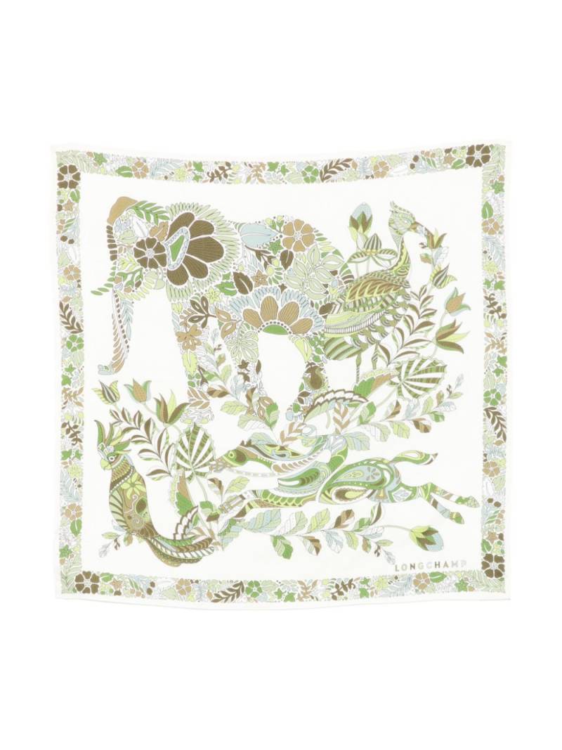 Longchamp Forêt scarf - Neutrals von Longchamp