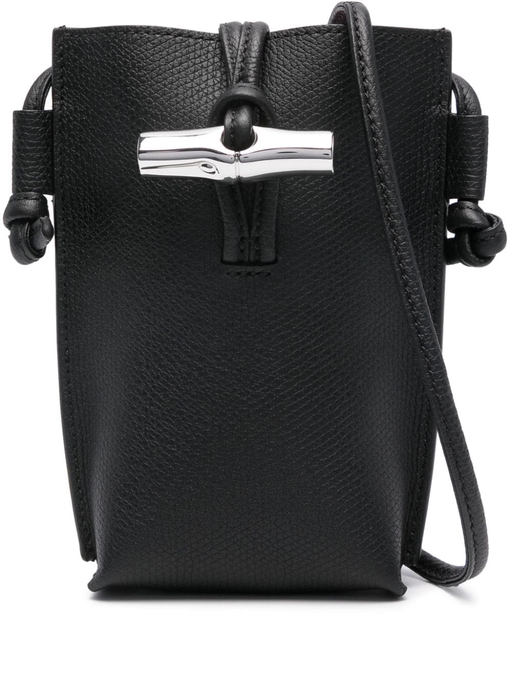 Longchamp Le Roseau phone bag - Black von Longchamp