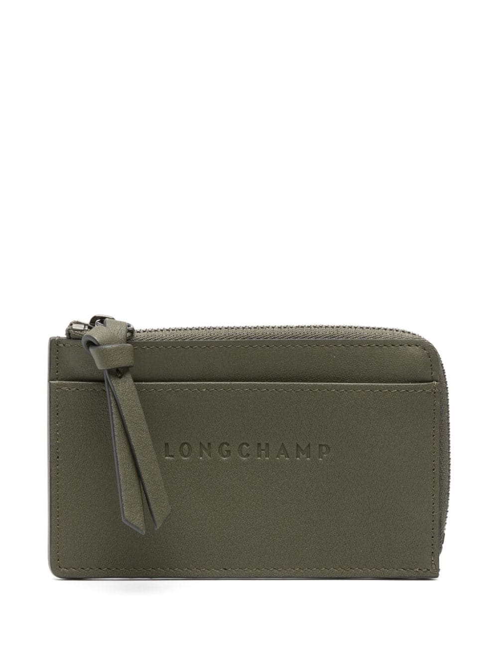 Longchamp Longchamp 3D leather cardholder - Green von Longchamp