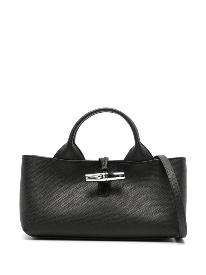 Longchamp Roseau S leather tote bag - Black von Longchamp