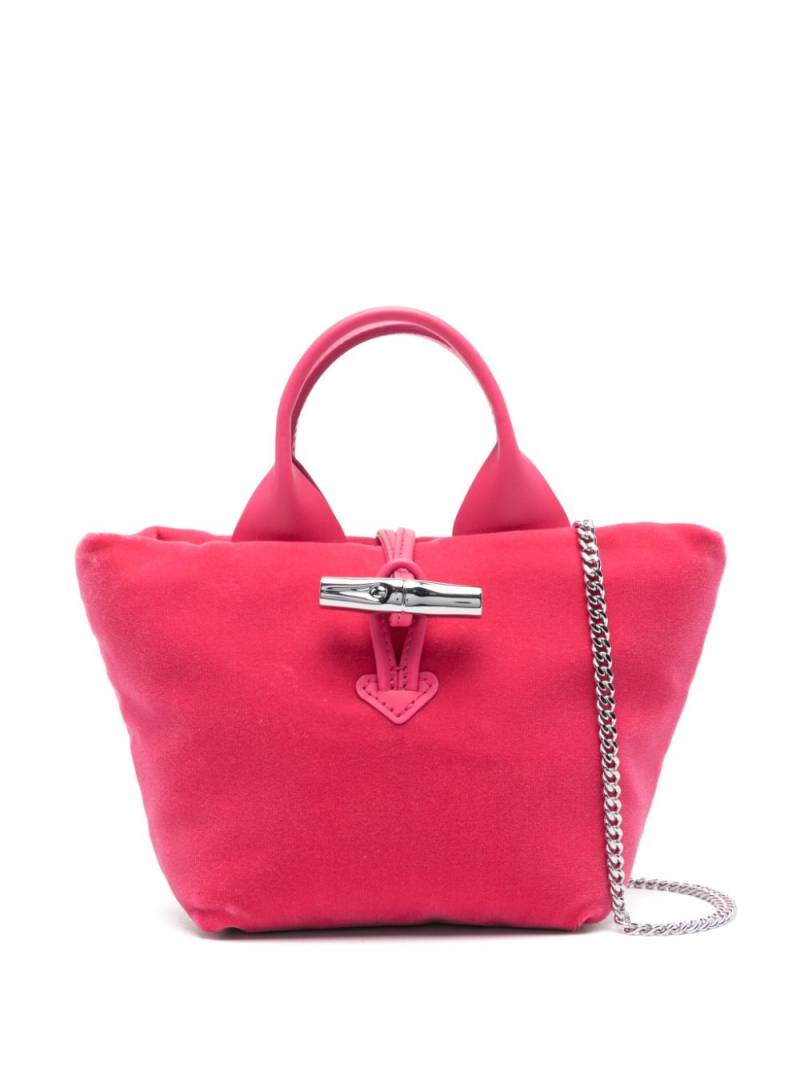 Longchamp XS Le Roseau tote bag - Pink von Longchamp