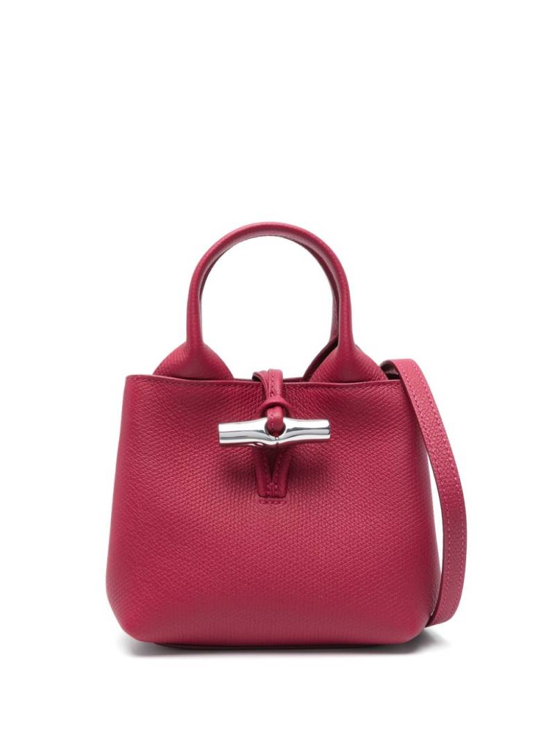 Longchamp XS Le Roseau tote bag - Red von Longchamp