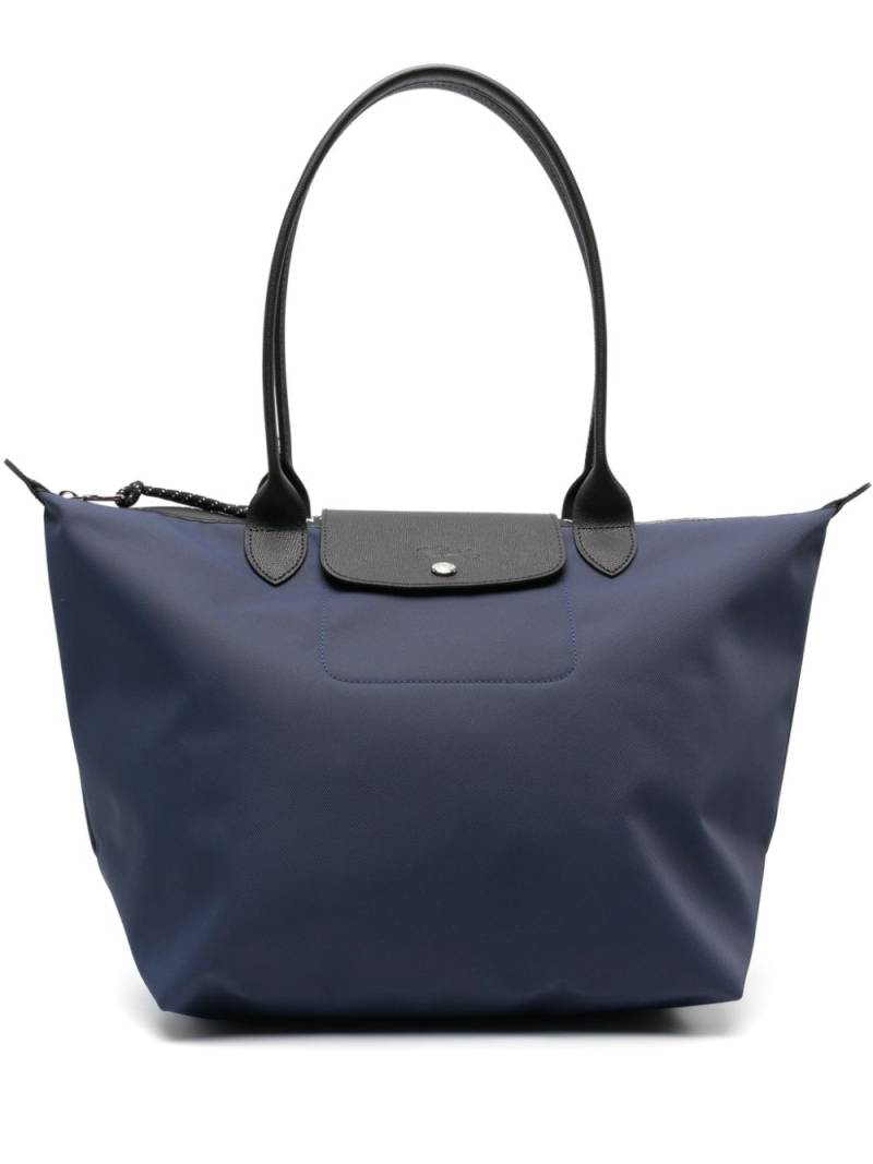 Longchamp large Le Pliage Energy canvas tote bag - Blue von Longchamp