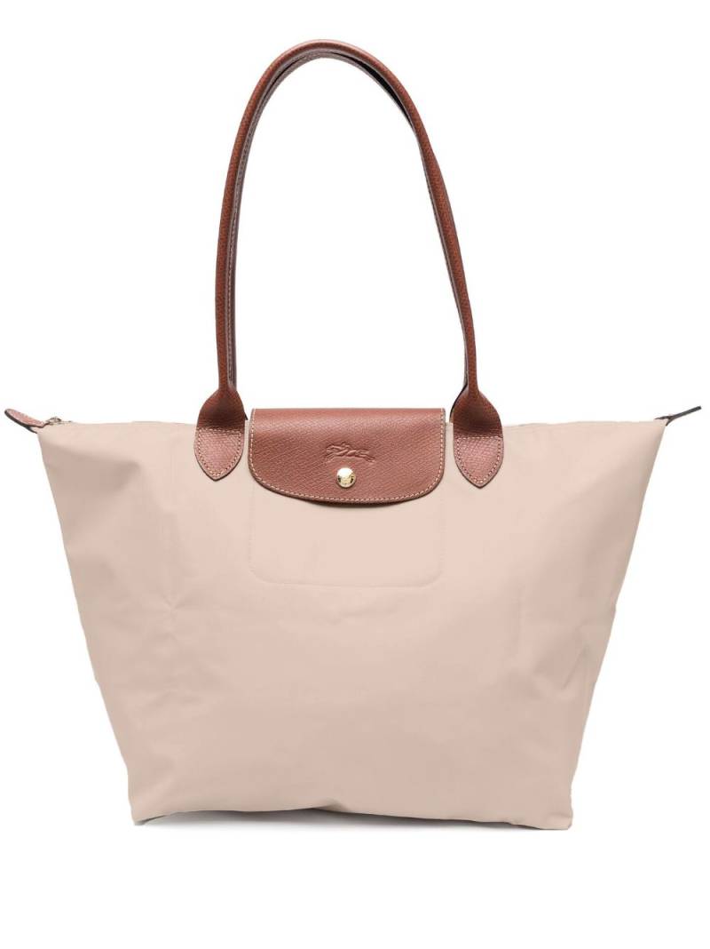 Longchamp large Le Pliage shoulder bag - Neutrals von Longchamp