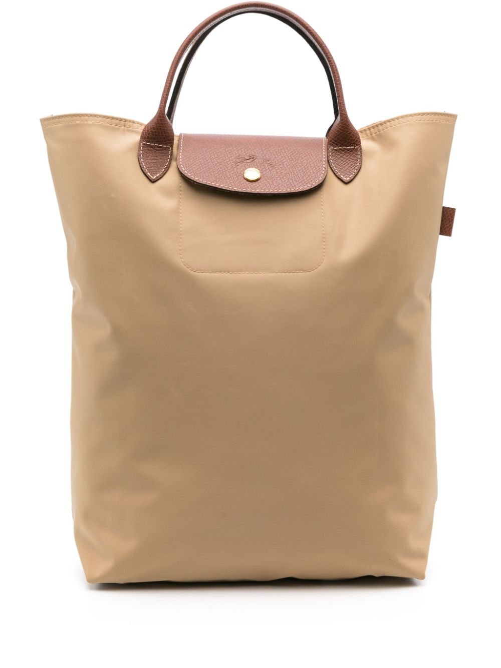 Longchamp logo-embossed tote bag - Neutrals von Longchamp