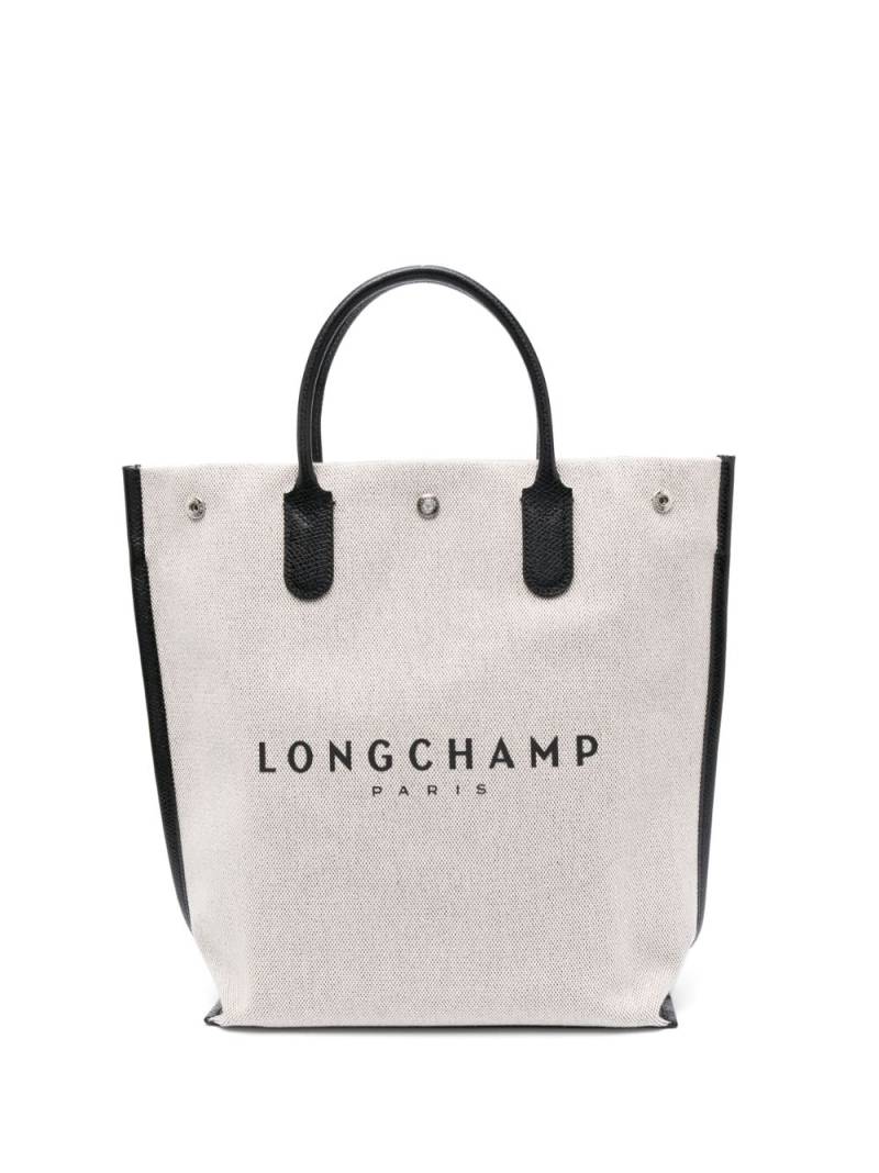 Longchamp medium Essential canvas tote bag - Neutrals von Longchamp