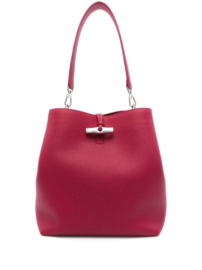 Longchamp medium Le Roseau shoulder bag - Red von Longchamp