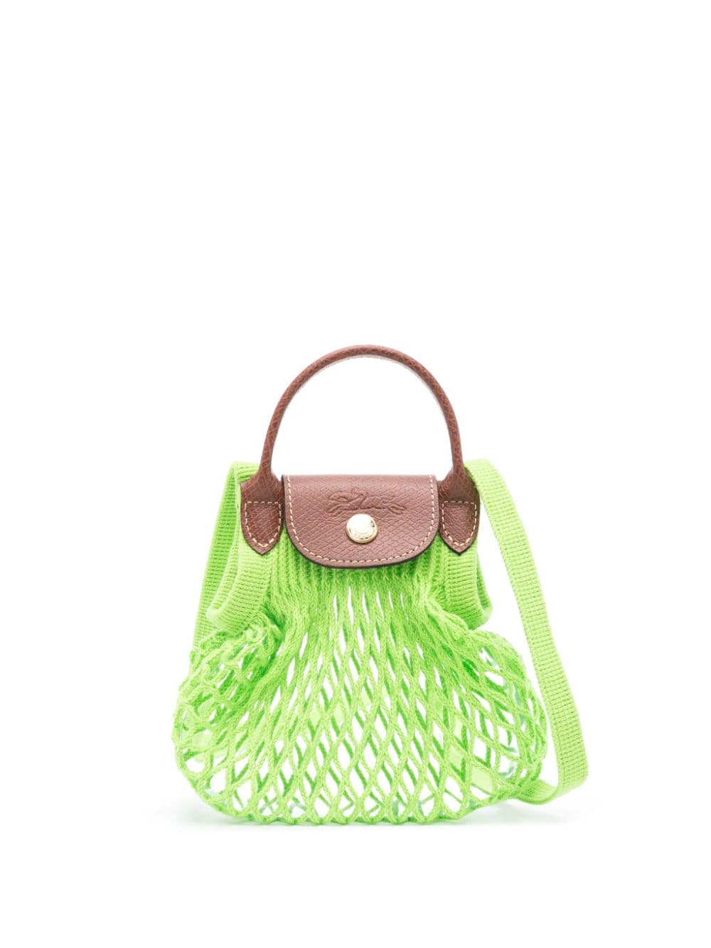 Longchamp mini Le Pliage Filet Mesh tote bag - Green von Longchamp