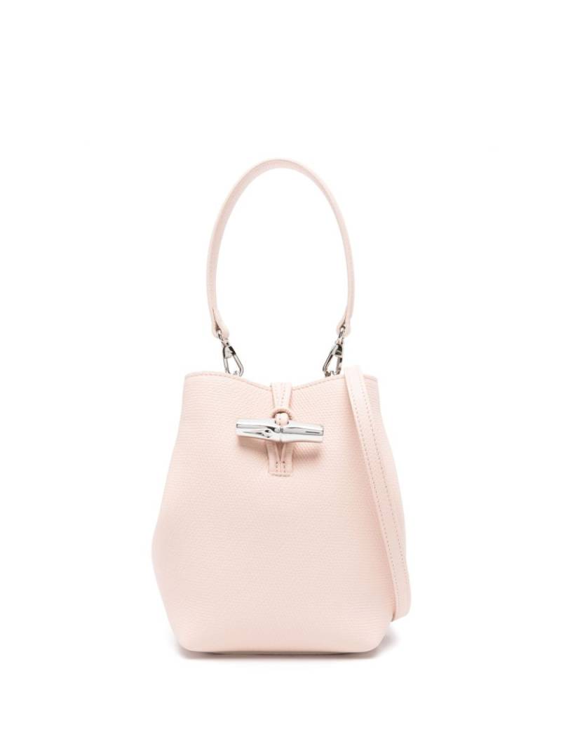 Longchamp mini Le Roseau bucket bag - Pink von Longchamp