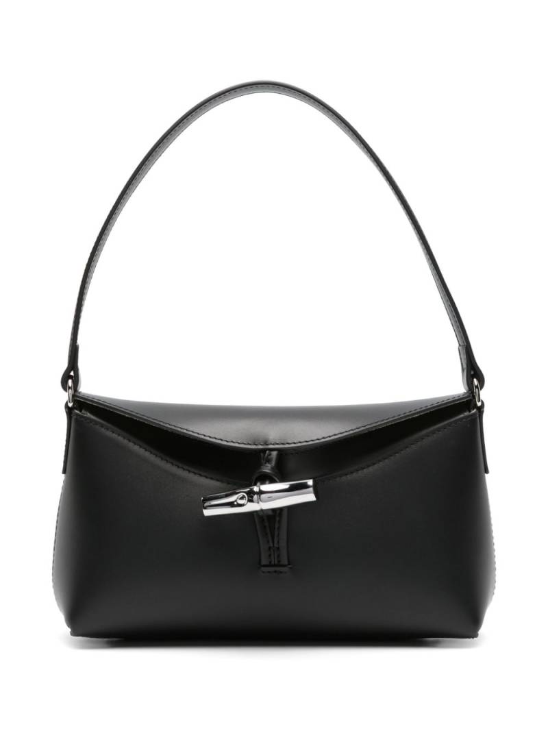 Longchamp small Le Roseau shoulder bag - Black von Longchamp