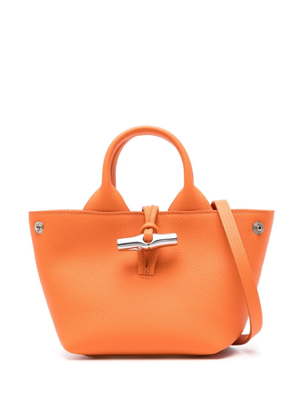 Longchamp small Le Roseau tote bag - Orange von Longchamp