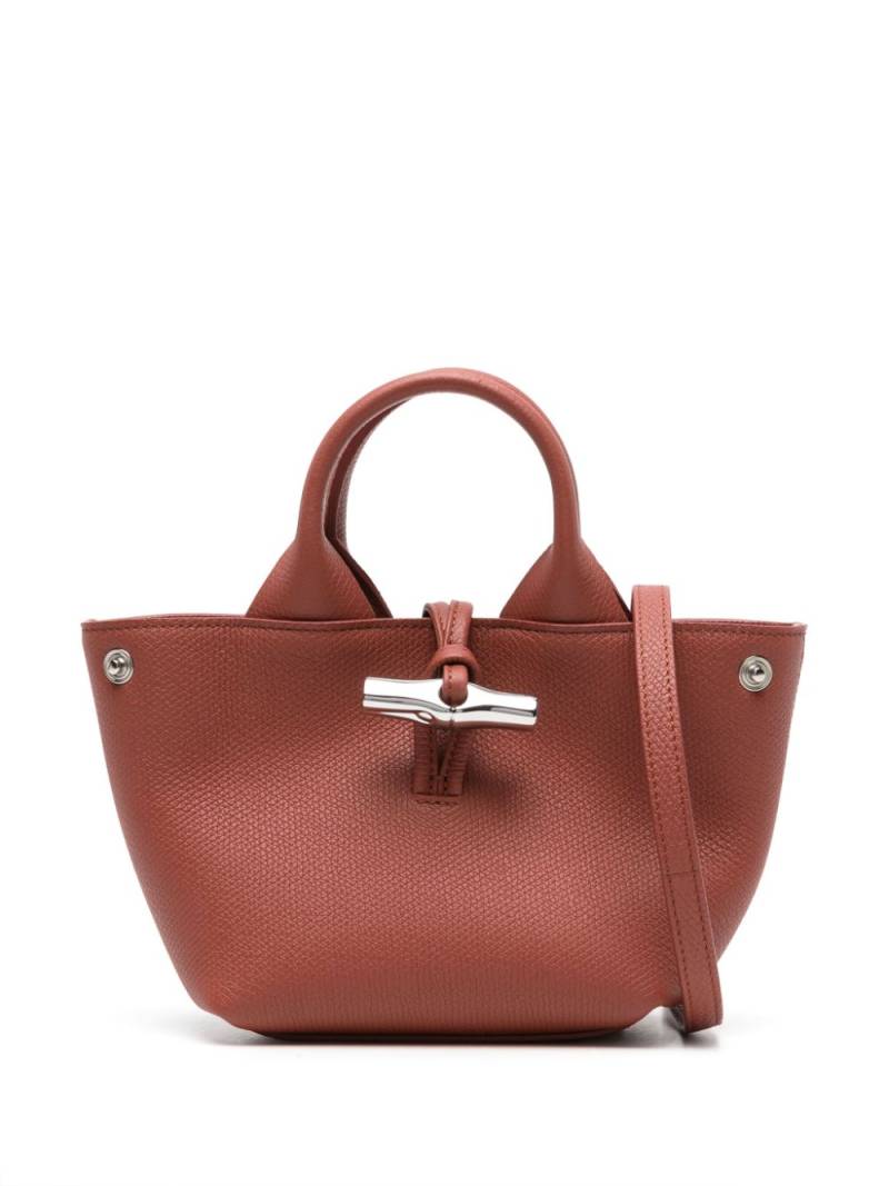 Longchamp small Roseau tote bag - Brown von Longchamp