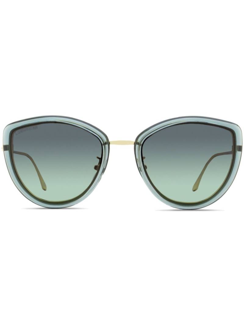 Longines butterfly-frame gradient-lenses sunglasses - Blue von Longines