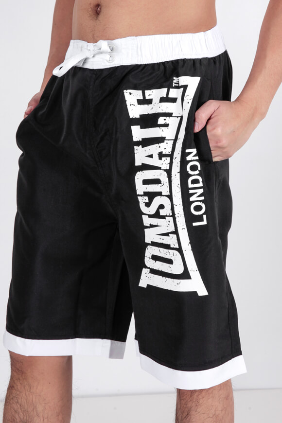 Lonsdale Badeshorts | Schwarz | Herren  | L von Lonsdale